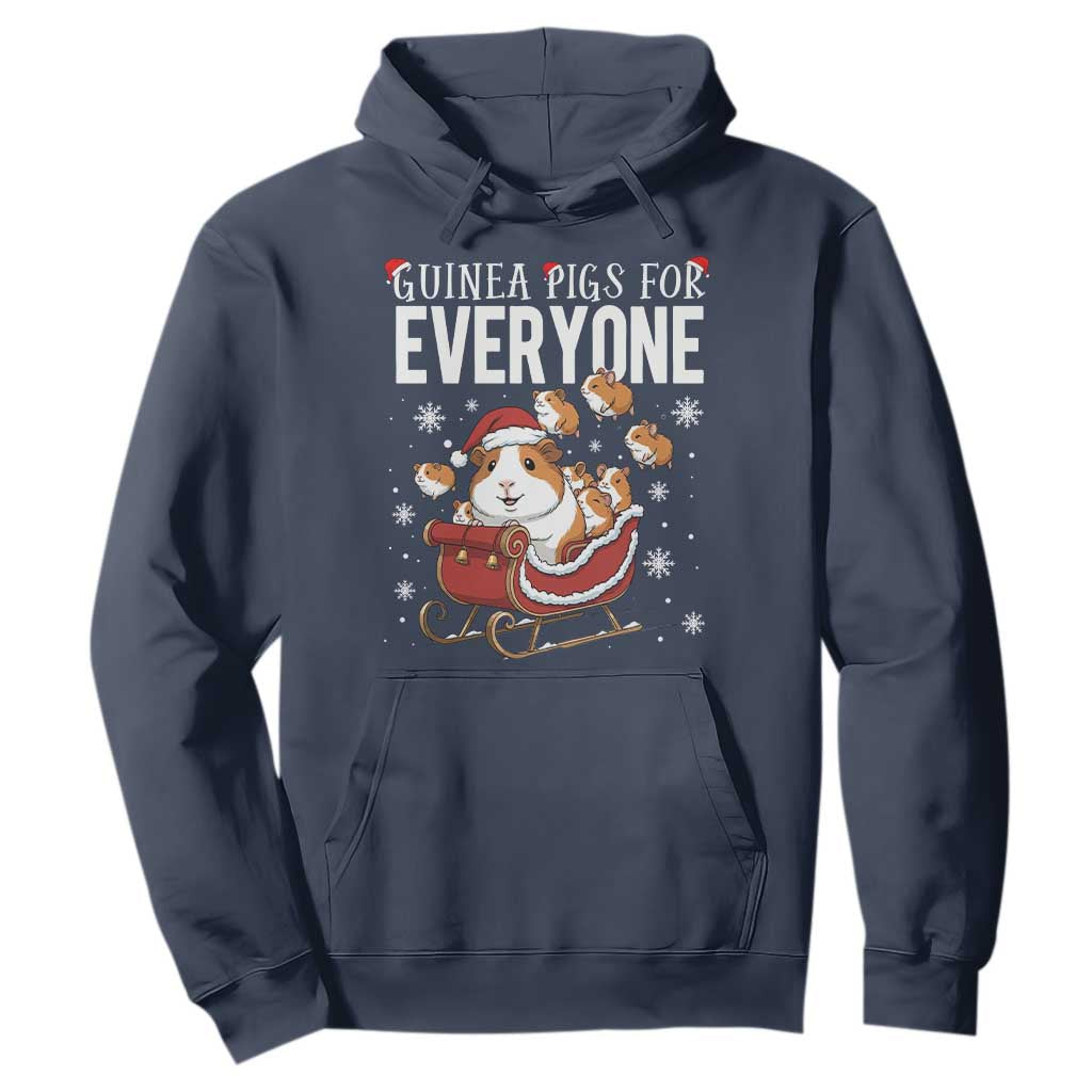 Christmas Guinea Pigs For Everyone Hoodie Funny Cavy Lover Gift TS12 Navy Print Your Wear