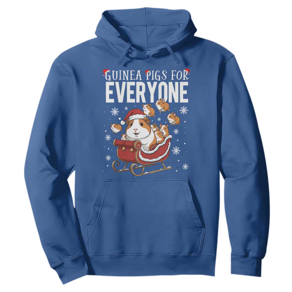 Christmas Guinea Pigs For Everyone Hoodie Funny Cavy Lover Gift TS12 Royal Blue Print Your Wear