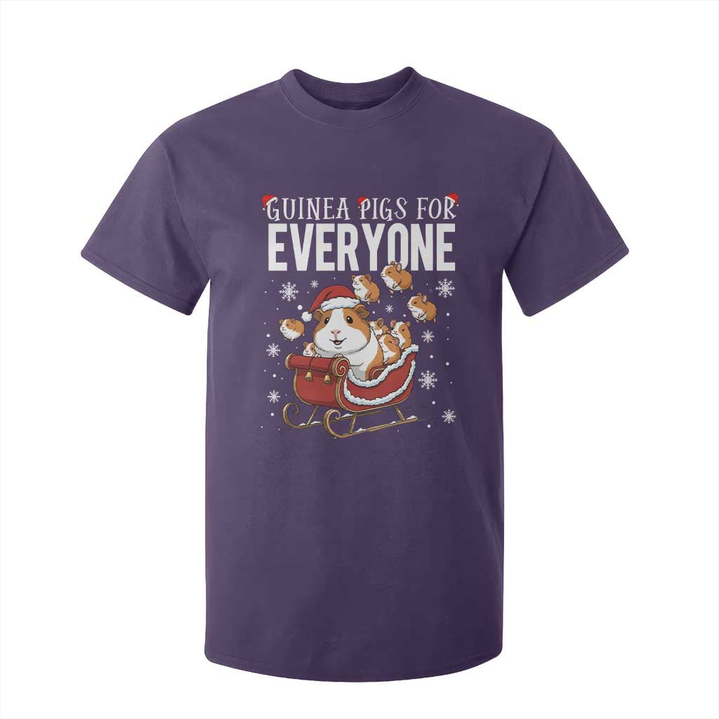 Christmas Guinea Pigs For Everyone T Shirt For Kid Funny Cavy Lover Gift TS12 Purple Print Your Wear