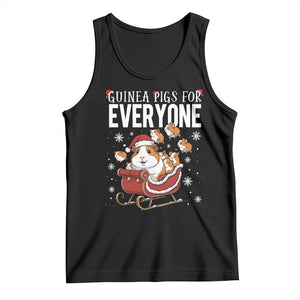 Christmas Guinea Pigs For Everyone Tank Top Funny Cavy Lover Gift TS12 Black Print Your Wear