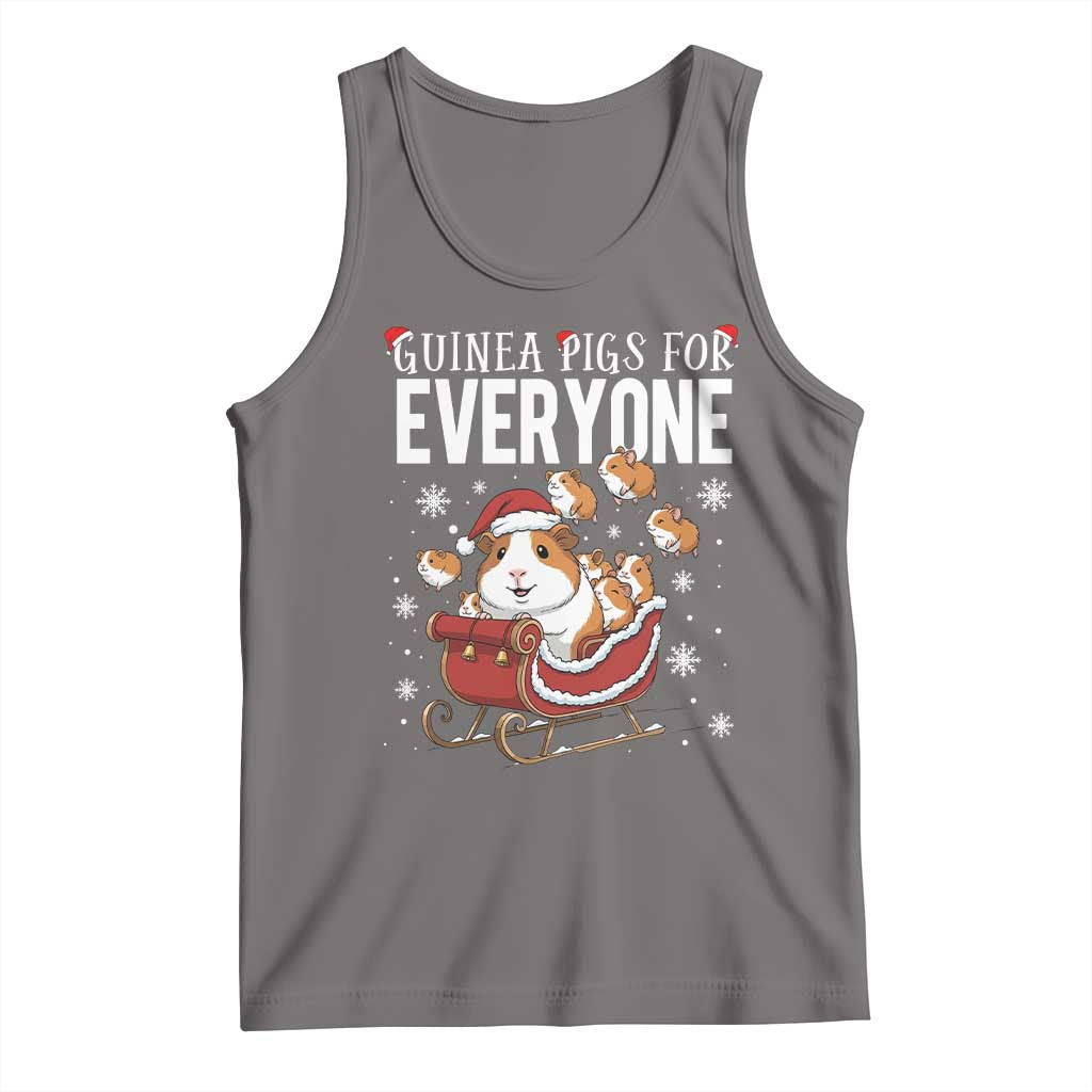 Christmas Guinea Pigs For Everyone Tank Top Funny Cavy Lover Gift TS12 Deep Heather Print Your Wear