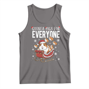Christmas Guinea Pigs For Everyone Tank Top Funny Cavy Lover Gift TS12 Deep Heather Print Your Wear