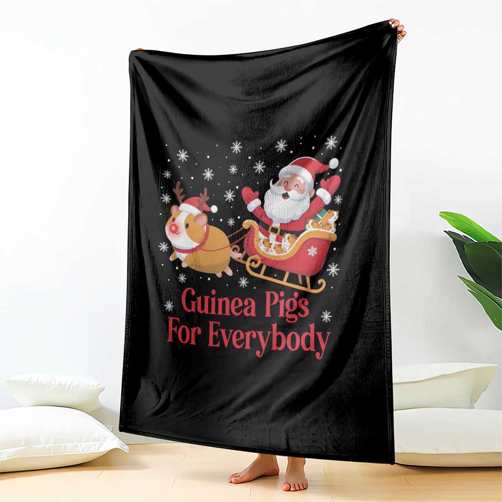 Guinea Pigs For Everybody Throw Blanket Funny Xmas Gift TS12 Print Your Wear