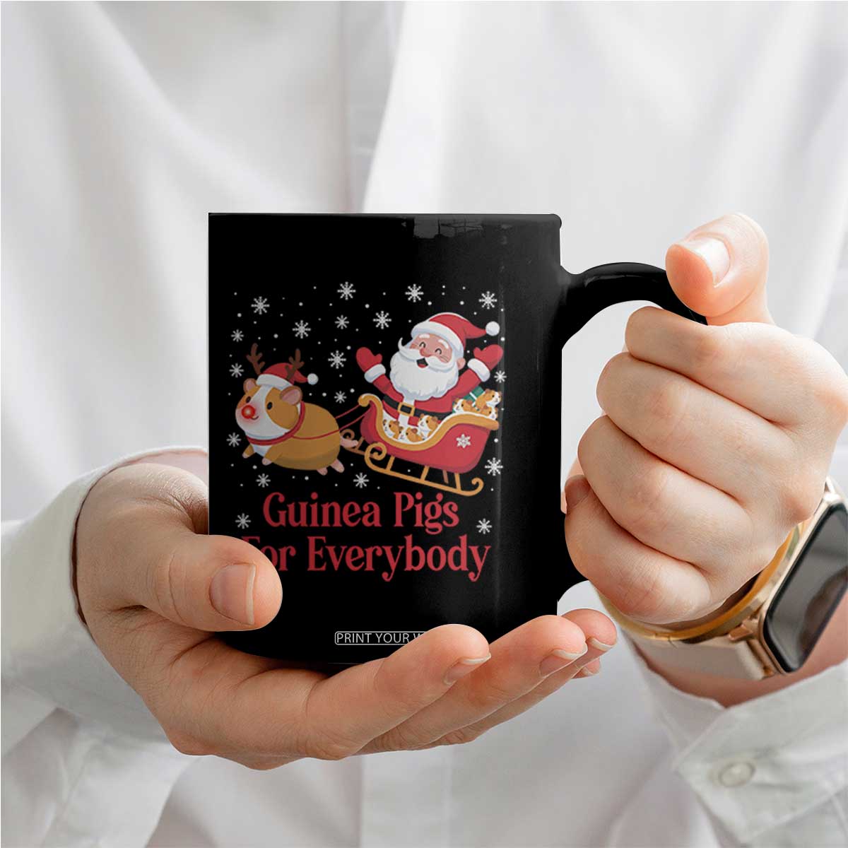 Guinea Pigs For Everybody Coffee Mug Funny Xmas Gift TS12 Print Your Wear