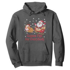 Guinea Pigs For Everybody Hoodie Funny Xmas Gift TS12 Dark Heather Print Your Wear
