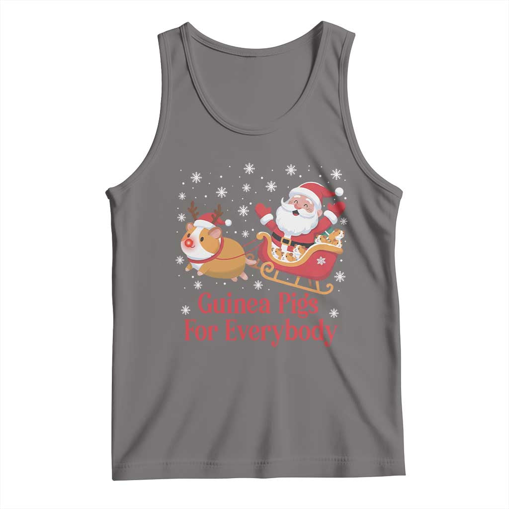Guinea Pigs For Everybody Tank Top Funny Xmas Gift TS12 Deep Heather Print Your Wear