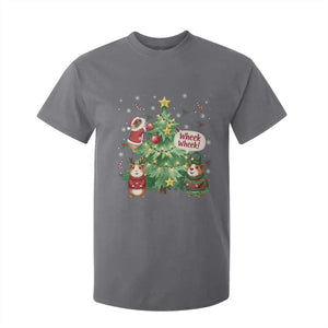 Wheek Wheek Guinea Pig Christmas Outfit T Shirt For Kid Cavy Lover Gift TS12 Charcoal Print Your Wear