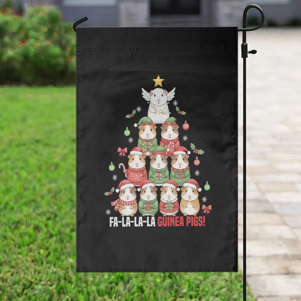 Fa La La La Guinea Pigs Garden Flag Funny Christmas Cavy Lover Gift TS12 Print Your Wear