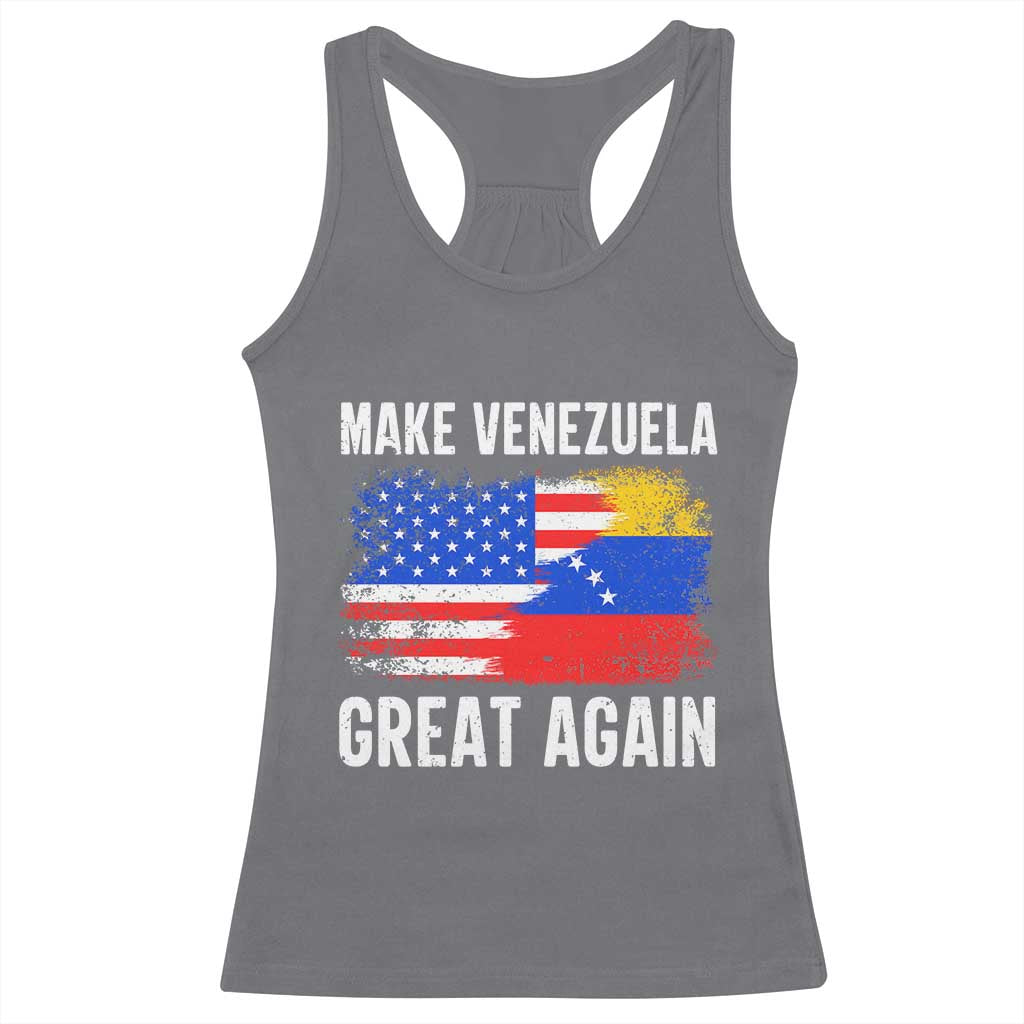Make Venezuela Great Again Racerback Tank Top Political Gift TS12 Charcoal Print Your Wear