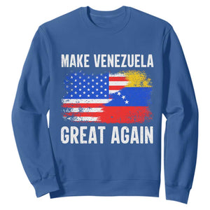 Make Venezuela Great Again Sweatshirt Political Gift TS12 Royal Blue Print Your Wear