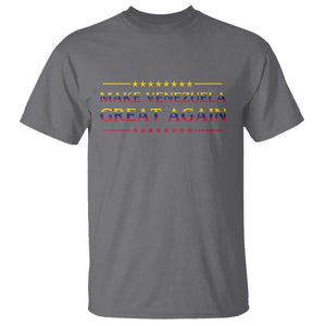 International Venezuela Gifts T Shirt Make Venezuela Great Again TS12 Charcoal Print Your Wear