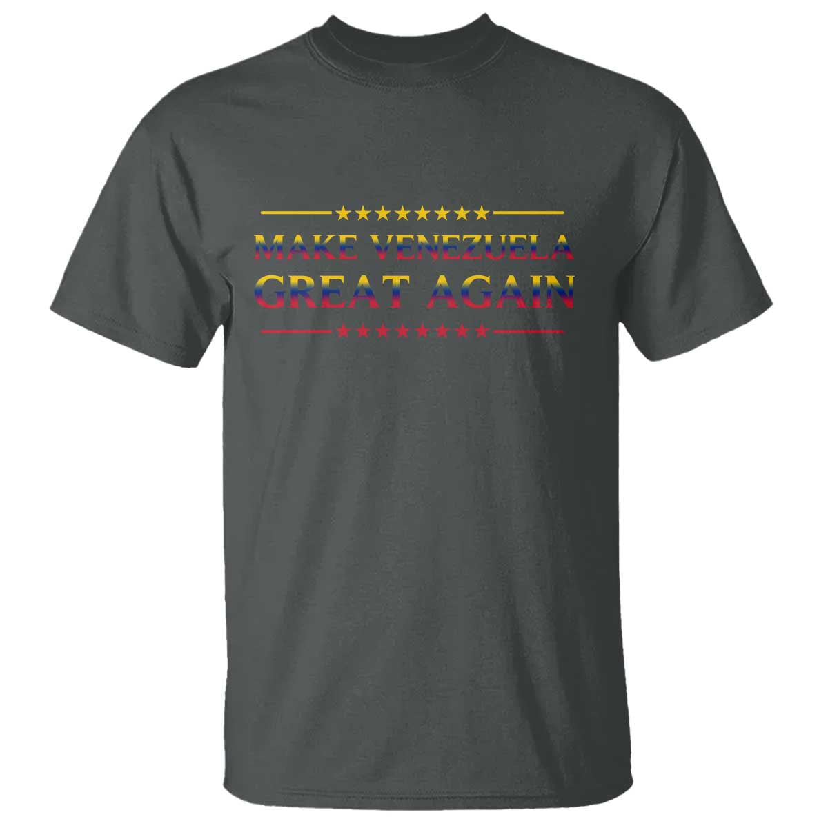 International Venezuela Gifts T Shirt Make Venezuela Great Again TS12 Dark Heather Print Your Wear