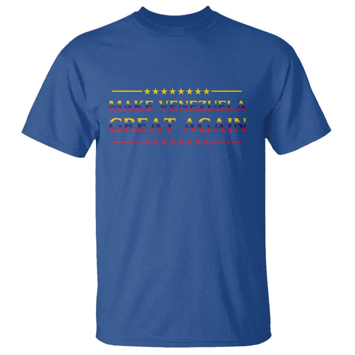 International Venezuela Gifts T Shirt Make Venezuela Great Again TS12 Royal Blue Print Your Wear