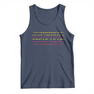 International Venezuela Gifts Tank Top Make Venezuela Great Again TS12 Navy Print Your Wear