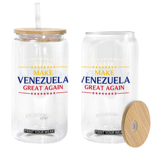 Venezuela Libre Glass Can Make Venezuela Great Again TS12 Print Your Wear