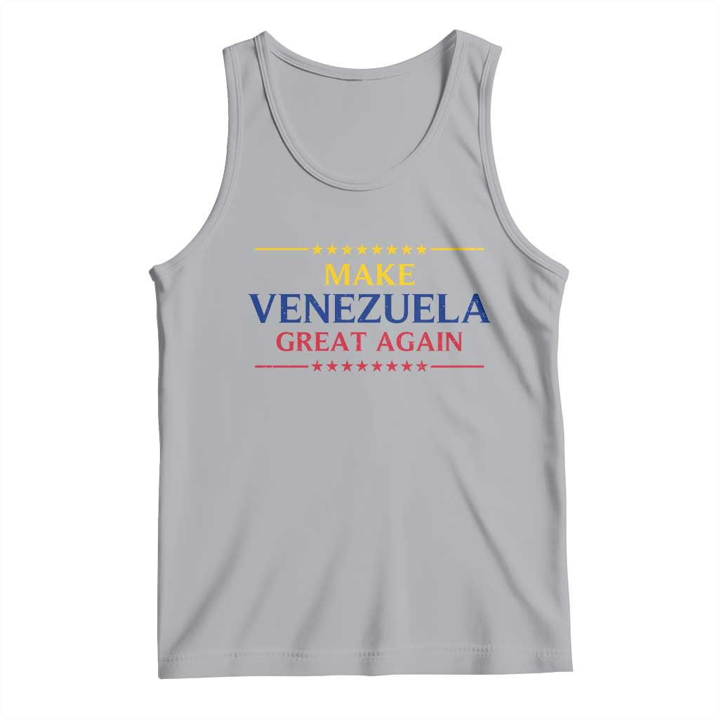 Venezuela Libre Tank Top Make Venezuela Great Again TS12 Athletic Heather Print Your Wear