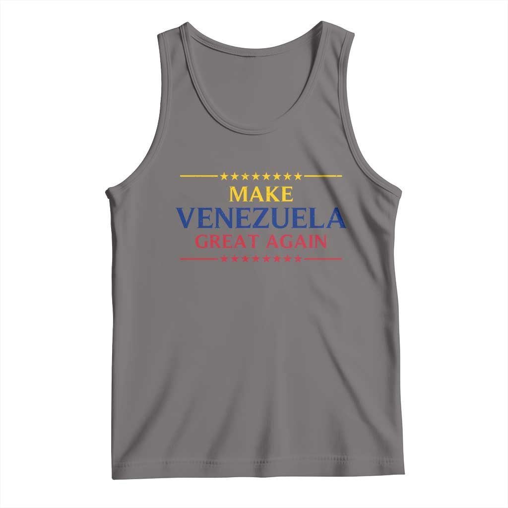 Venezuela Libre Tank Top Make Venezuela Great Again TS12 Deep Heather Print Your Wear