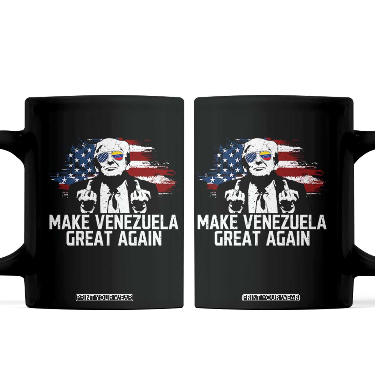 MVGA Make Venezuela Great Again Coffee Mug Funny Political Gift TS12 Black Print Your Wear