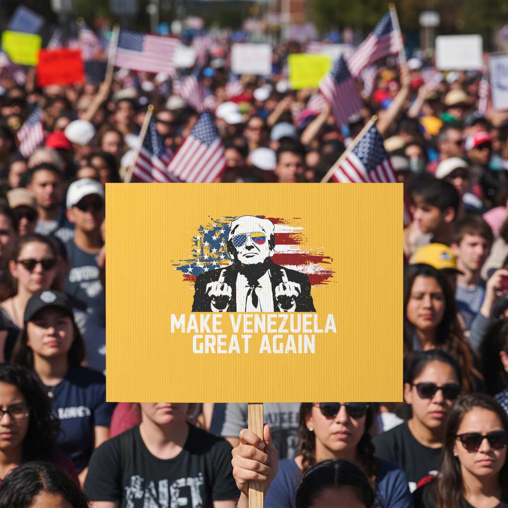 MVGA Make Venezuela Great Again Protest Sign Funny Political Gift TS12 Horizontal 18