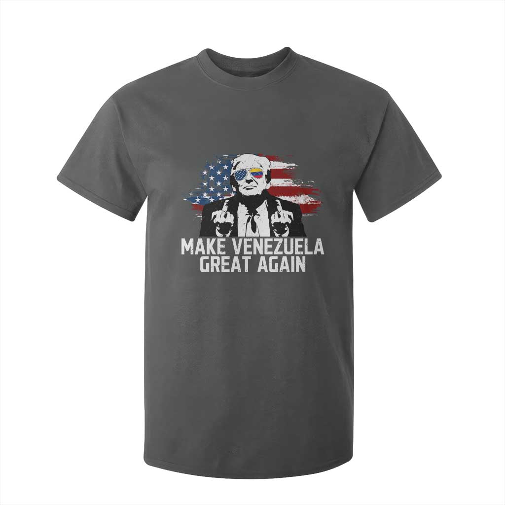 MVGA Make Venezuela Great Again T Shirt For Kid Funny Political Gift TS12 Dark Heather Print Your Wear