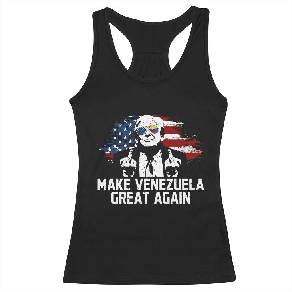 MVGA Make Venezuela Great Again Racerback Tank Top Funny Political Gift TS12 Black Print Your Wear