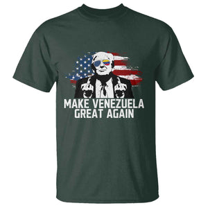 MVGA Make Venezuela Great Again T Shirt Funny Political Gift TS12 Dark Forest Green Print Your Wear