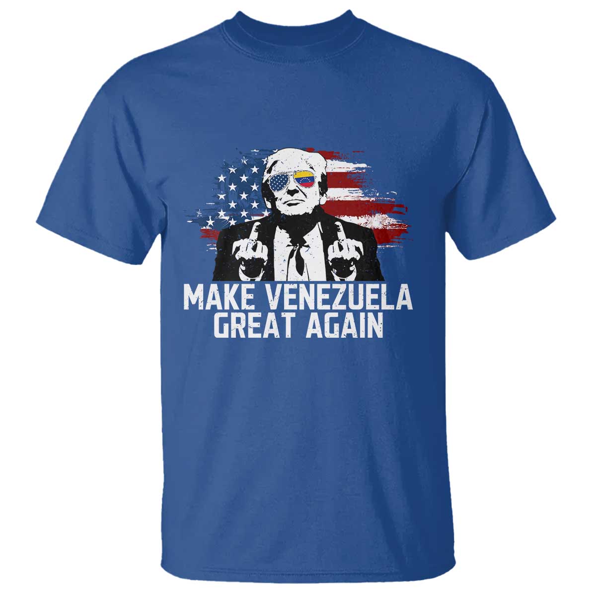 MVGA Make Venezuela Great Again T Shirt Funny Political Gift TS12 Royal Blue Print Your Wear