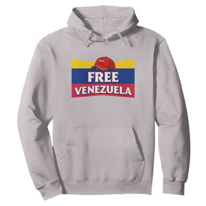 Free Venezuela Flag Patriotic Hoodie Venezuela Pride TS12 Ice Gray Print Your Wear