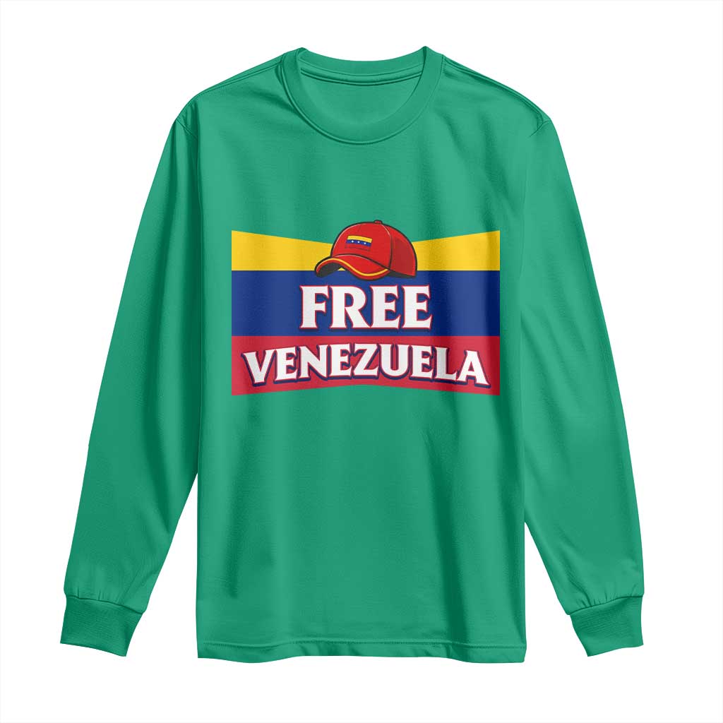 Free Venezuela Flag Patriotic Long Sleeve Shirt Venezuela Pride TS12 Irish Green Print Your Wear