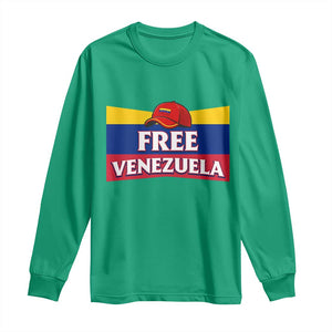 Free Venezuela Flag Patriotic Long Sleeve Shirt Venezuela Pride TS12 Irish Green Print Your Wear