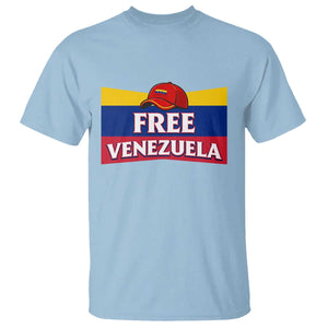 Free Venezuela Flag Patriotic T Shirt Venezuela Pride TS12 Light Blue Print Your Wear