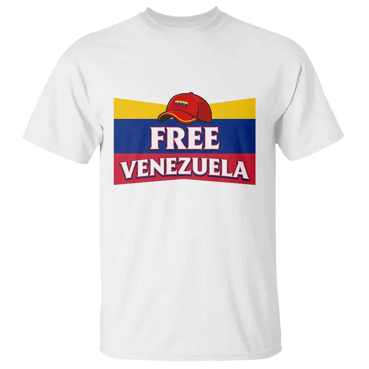 Free Venezuela Flag Patriotic T Shirt Venezuela Pride TS12 White Print Your Wear