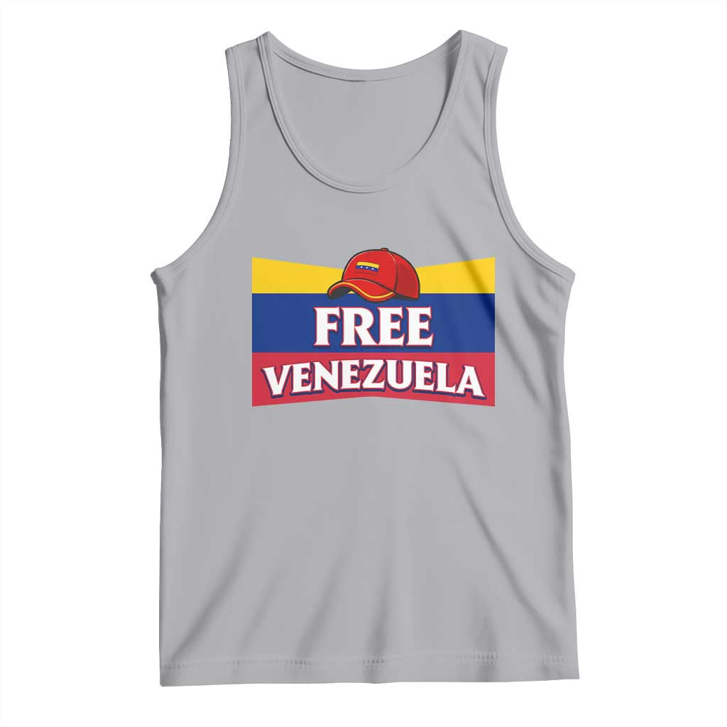 Free Venezuela Flag Patriotic Tank Top Venezuela Pride TS12 Athletic Heather Print Your Wear