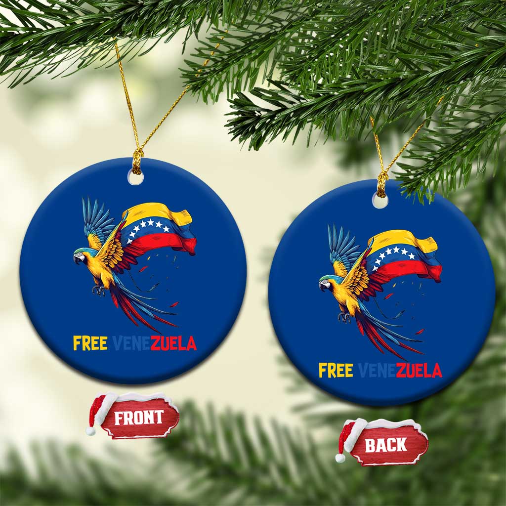 American Venezuela Support Freedom Ceramic Ornament Venezuelan Free TS12 1pc Blue Print Your Wear