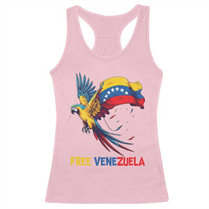 American Venezuela Support Freedom Racerback Tank Top Venezuelan Free TS12 Light Pink Print Your Wear