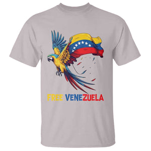 American Venezuela Support Freedom T Shirt Venezuelan Free TS12 Ice Gray Print Your Wear