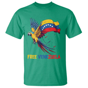 American Venezuela Support Freedom T Shirt Venezuelan Free TS12 Irish Green Print Your Wear