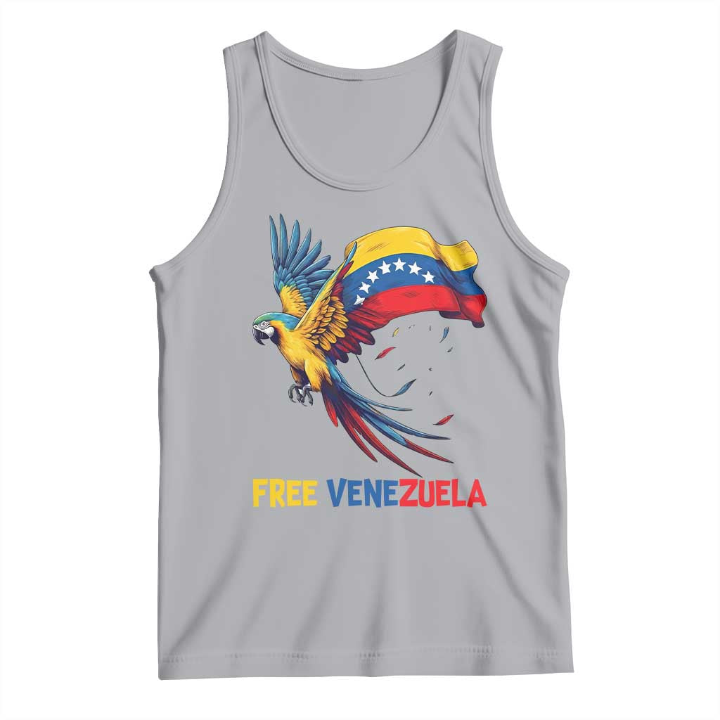American Venezuela Support Freedom Tank Top Venezuelan Free TS12 Athletic Heather Print Your Wear