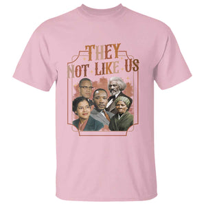 They Not Like Us T Shirt African American History Leaders TS12 Light Pink Print Your Wear