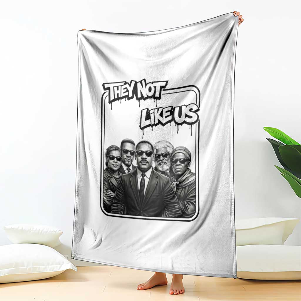 Vintage African American Heroes Throw Blanket They Not Like Us TS12 Print Your Wear