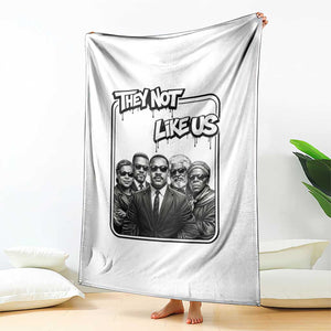 Vintage African American Heroes Throw Blanket They Not Like Us TS12 Print Your Wear