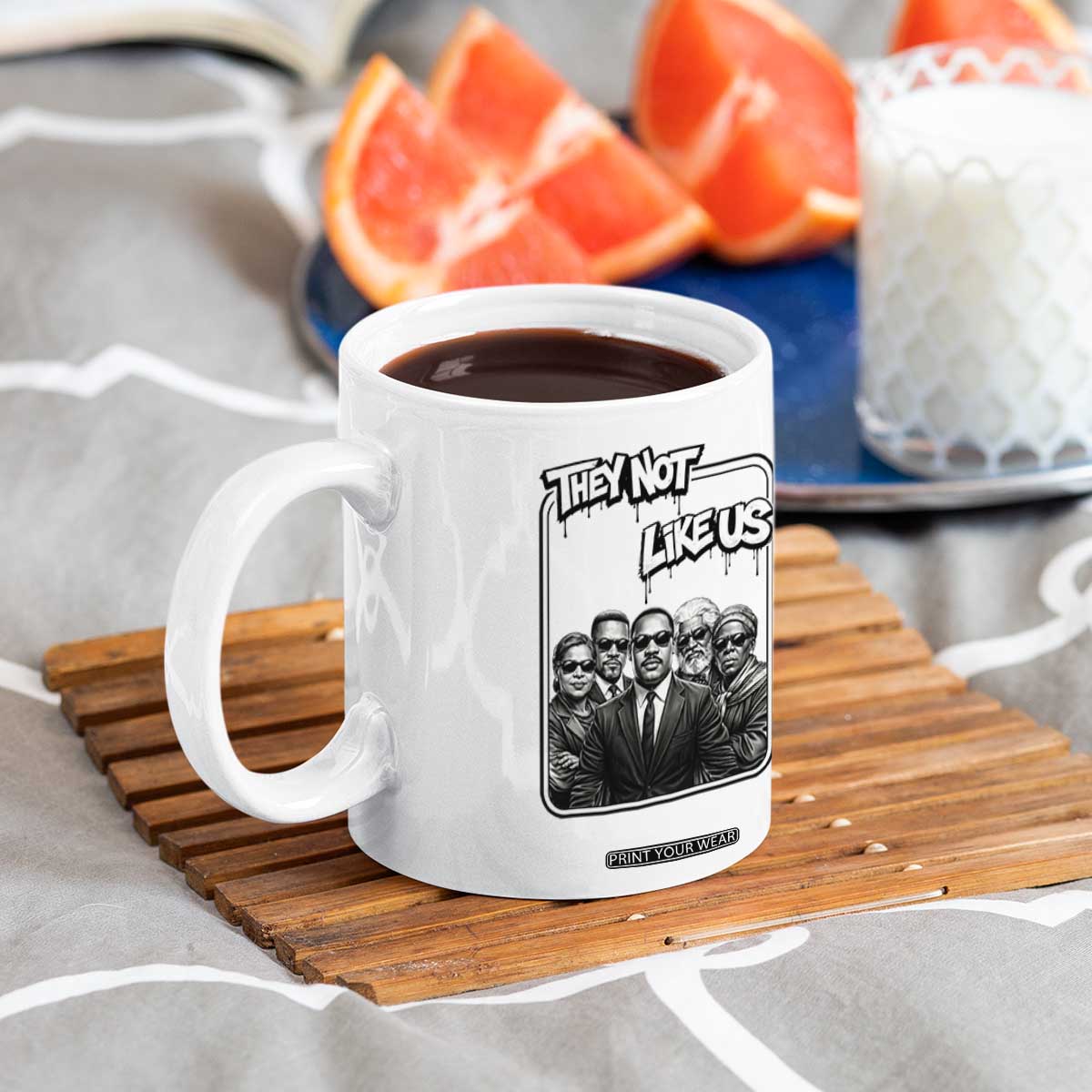 Vintage African American Heroes Coffee Mug They Not Like Us TS12 Print Your Wear