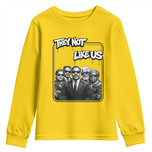 Vintage African American Heroes Youth Sweatshirt They Not Like Us TS12 Daisy Print Your Wear