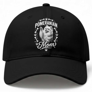 Vintage Pom Dog Mom Baseball Cap Pomeranian Lover Gift TS12 Print Your Wear