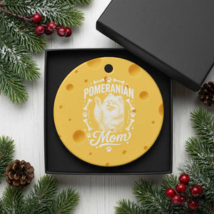Vintage Pom Dog Mom Ceramic Ornament Pomeranian Lover Gift TS12 1pc Yellow Cheese Print Your Wear