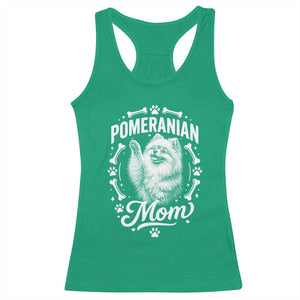 Vintage Pom Dog Mom Racerback Tank Top Pomeranian Lover Gift TS12 Irish Green Print Your Wear