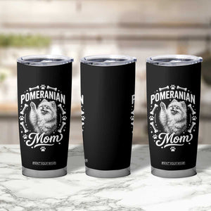 Vintage Pom Dog Mom Tumbler Cup Pomeranian Lover Gift TS12 Print Your Wear