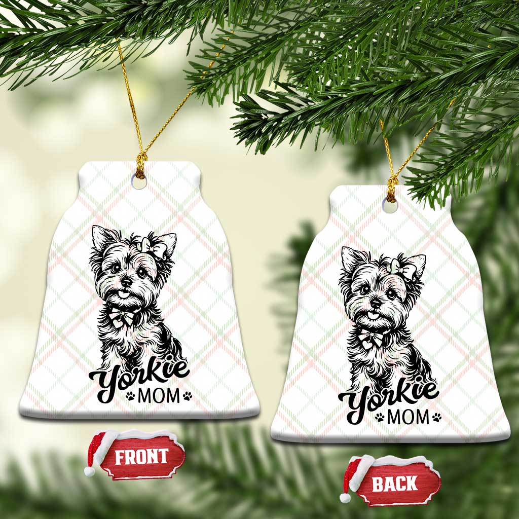 Yorkshire Terrier Mom Ceramic Ornament Cute Yorkie Mama Puppy Gift TS12 Print Your Wear