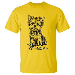 Yorkshire Terrier Mom T Shirt Cute Yorkie Mama Puppy Gift TS12 Daisy Print Your Wear
