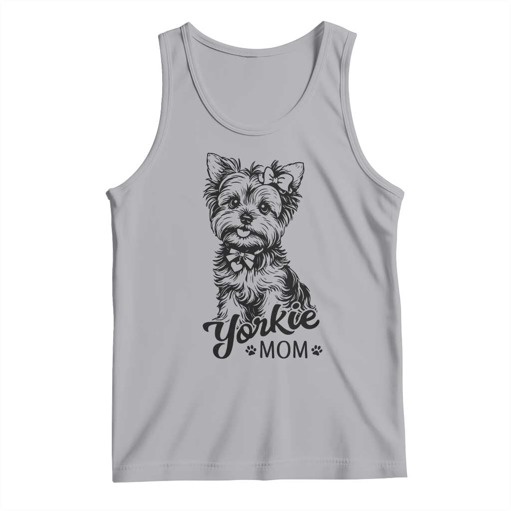 Yorkshire Terrier Mom Tank Top Cute Yorkie Mama Puppy Gift TS12 Athletic Heather Print Your Wear